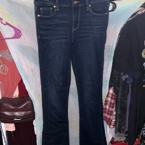 New York & Company Dark Blue Straight Leg Jeans